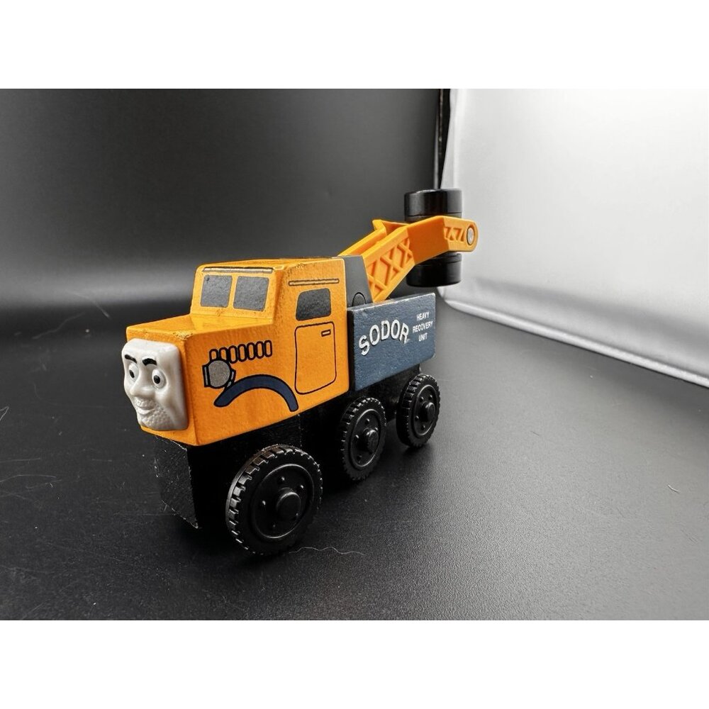 Butch Thomas & Friends Train Wooden Railway 2001‎ Vtg Sodor Tow Truck Recovery
